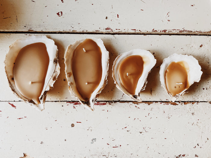 HOW TO: Repurposed Oyster Shell Candles · Glidden Point Oyster Farms