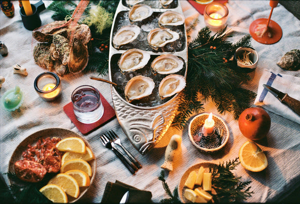 How to: Oyster Holiday Tablescape