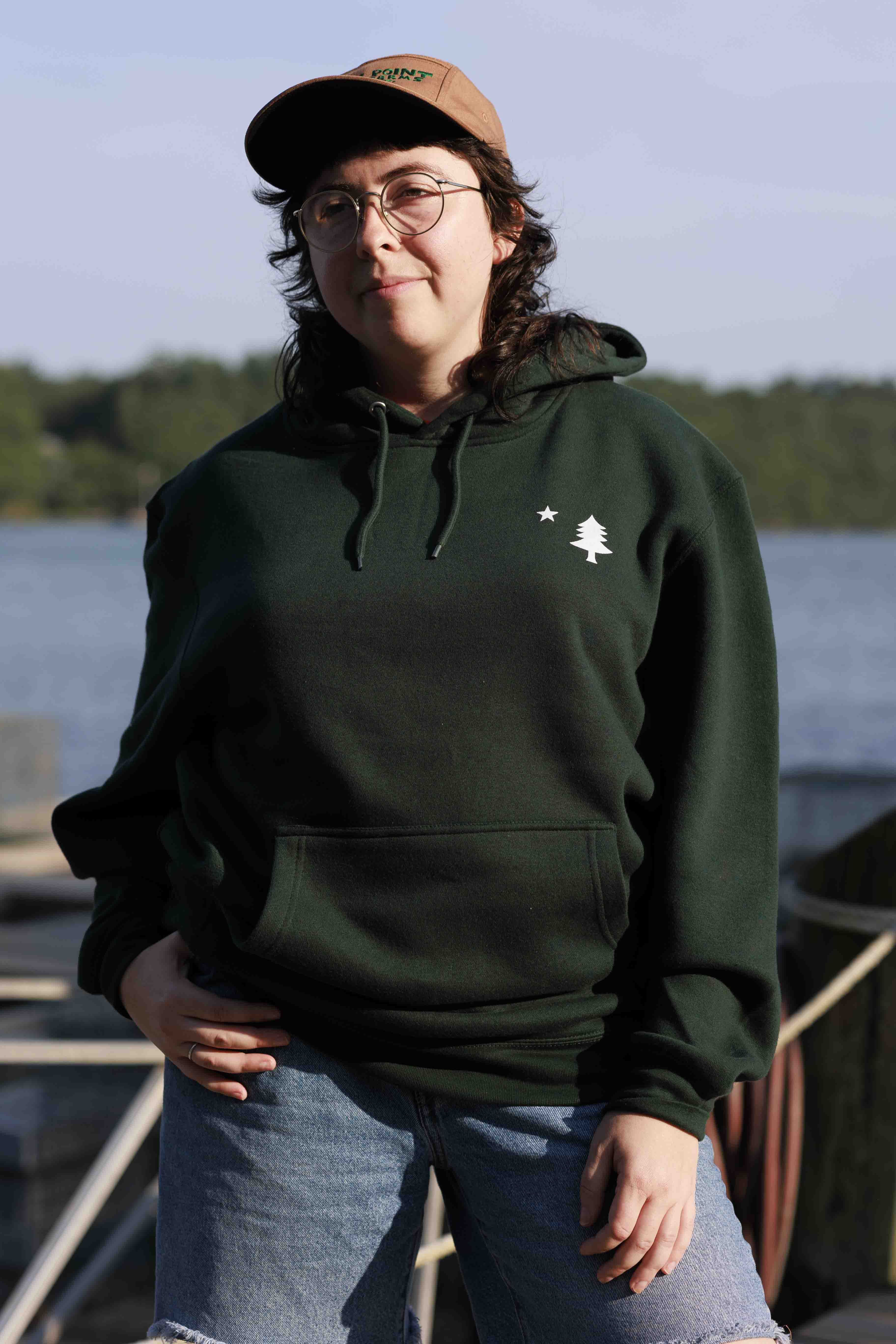 Glidden Point Hoodie, Dk Green
