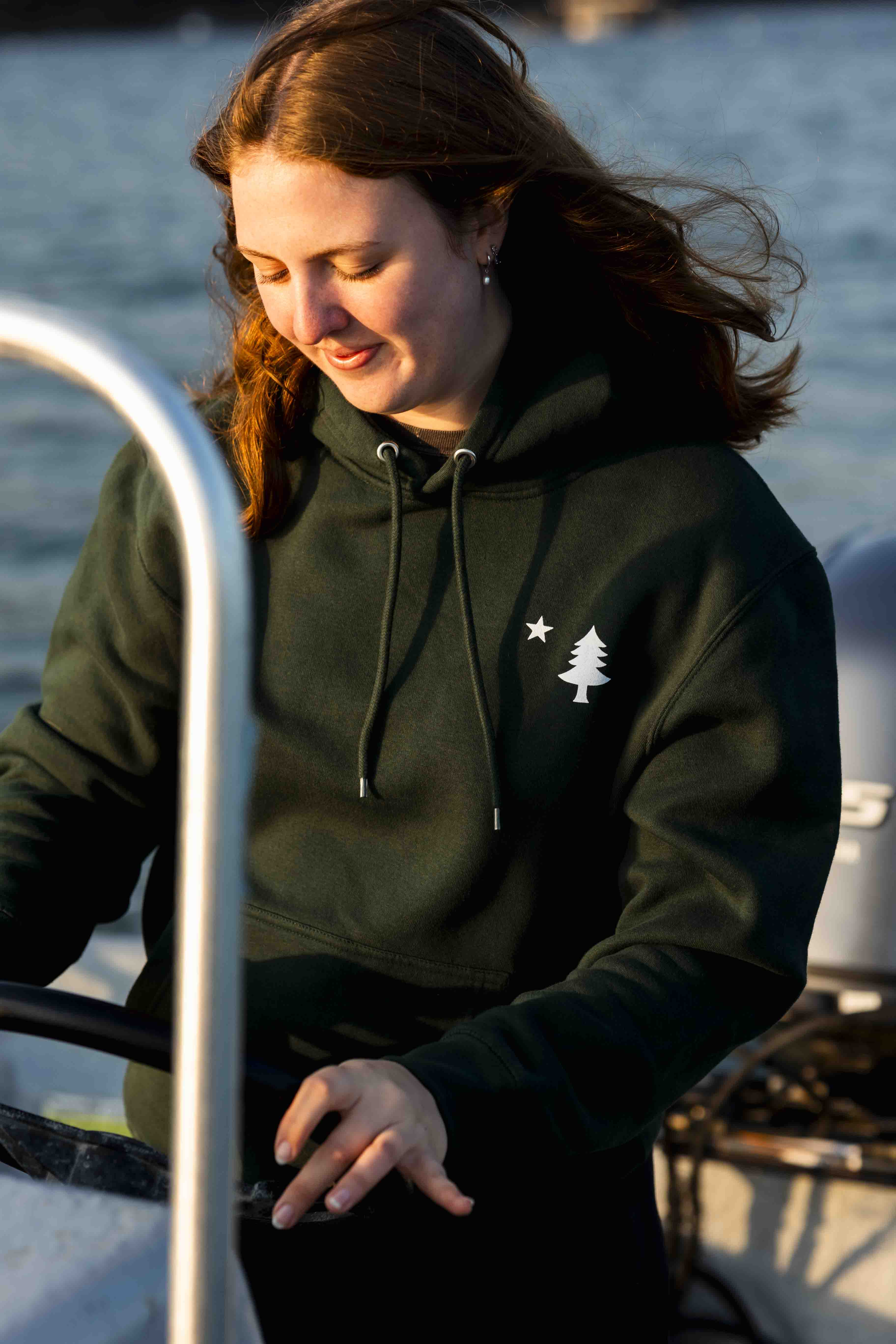 Glidden Point Hoodie, Dk Green